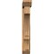 Ekena Millwork Balboa Slat Rough Sawn Bracket w/ Offset Brace, Western Red Cedar, 6"W x 28"D x 40"H BKT0604X28X40BOA06RWR - alternate 3
